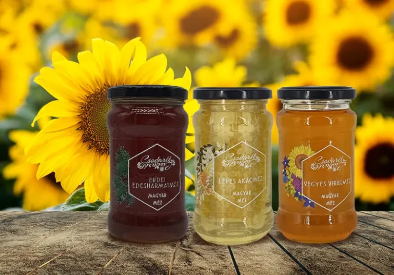 High-quality organic Hungarian honeys